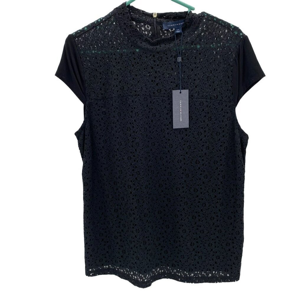 Tommy Hilfiger Black Top Women's Size Large